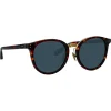 Linda Farrow - Morgan Oval Sunglasses in Tortoiseshell - LFL1366C2SUN - Linda Farrow Eyewear - Avvenice