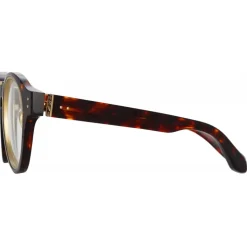 Linda Farrow - Morris Oval Optical Glasses in Tortoiseshell - LFL1381AC2OPT - Linda Farrow Eyewear - Avvenice