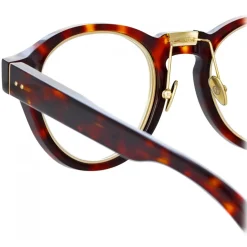 Linda Farrow - Morris Oval Optical Glasses in Tortoiseshell - LFL1381AC2OPT - Linda Farrow Eyewear - Avvenice