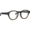 Linda Farrow - Morris Oval Optical Glasses in Black - LFL1381C3OPT - Linda Farrow Eyewear - Avvenice