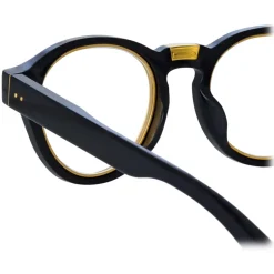 Linda Farrow - Morris Oval Optical Glasses in Black - LFL1381C3OPT - Linda Farrow Eyewear - Avvenice