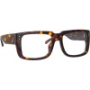 Linda Farrow - Morrison Rectangular Optical Glasses in Tortoiseshell - LFL1027C6OPT - Linda Farrow Eyewear - Avvenice