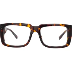 Linda Farrow - Morrison Rectangular Optical Glasses in Tortoiseshell - LFL1027C6OPT - Linda Farrow Eyewear - Avvenice