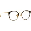 Linda Farrow - Neusa Oval Optical Glasses in Yellow Gold - LFL1420C1OPT - Linda Farrow Eyewear - Avvenice