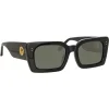 Linda Farrow - Nieve Rectangular Sunglasses in Black - LFL1297C1SUN - Linda Farrow Eyewear - Avvenice