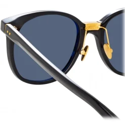 Linda Farrow - Palla D-Frame Sunglasses in Black - LFL1277C1SUN - Linda Farrow Eyewear - Avvenice