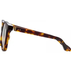 Linda Farrow - Palla D-Frame Optical Glasses in Tortoiseshell - LFL1277C5OPT - Linda Farrow Eyewear - Avvenice