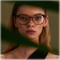 Linda Farrow - Palla D-Frame Optical Glasses in Tortoiseshell - LFL1277C5OPT - Linda Farrow Eyewear - Avvenice