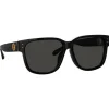 Linda Farrow - Perry D-Frame Sunglasses in Black - LFL1429C1SUN - Linda Farrow Eyewear - Avvenice