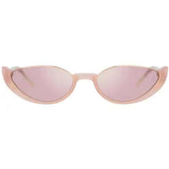 Linda Farrow - Ralph & Russo Robyn Cat Eye Sunglasses in Pink - LFL1169C6SUN - Linda Farrow Eyewear - Avvenice