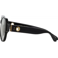Linda Farrow - Renee Oversized Optical Glasses in Black - LFL1293C1OPT - Linda Farrow Eyewear - Avvenice