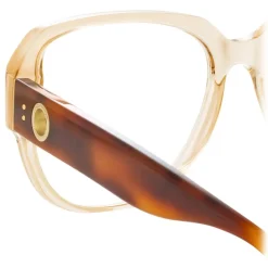 Linda Farrow - Renee Oversized Optical Glasses in Ash - LFL1293C3OPT - Linda Farrow Eyewear - Avvenice