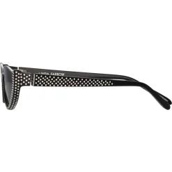 Linda Farrow - Robyn Cat Eye Sunglasses in Black Crystal - LFL1169C8SUN - Linda Farrow Eyewear - Avvenice