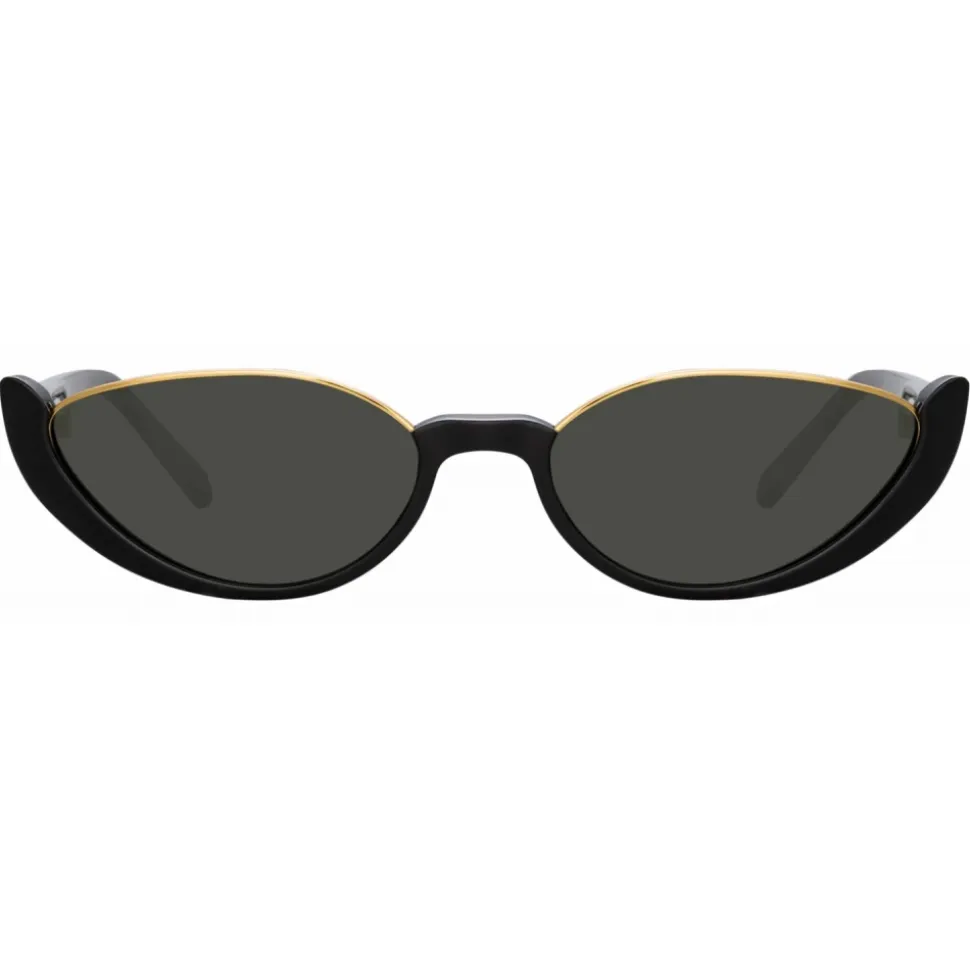 Linda Farrow - Robyn Cat Eye Sunglasses in Black - LFL1169C1SUN - Linda Farrow Eyewear - Avvenice