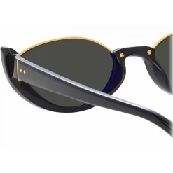 Linda Farrow - Robyn Cat Eye Sunglasses in Black - LFL1169C1SUN - Linda Farrow Eyewear - Avvenice