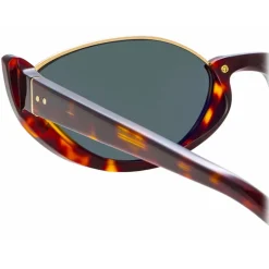 Linda Farrow - Robyn Cat Eye Sunglasses in Tortoiseshell - LFL1169C2SUN - Linda Farrow Eyewear - Avvenice