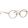 Linda Farrow - Sato Oval Optical Frame in Rose Gold - LFL1452C3OPT - Linda Farrow Eyewear - Avvenice