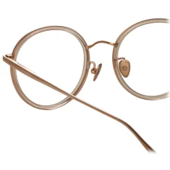 Linda Farrow - Sato Oval Optical Frame in Rose Gold - LFL1452C3OPT - Linda Farrow Eyewear - Avvenice