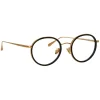 Linda Farrow - Sato Oval Optical Frame in Yellow Gold - LFL1452C1OPT - Linda Farrow Eyewear - Avvenice