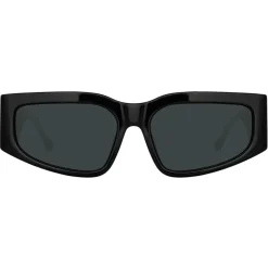 Linda Farrow - Senna Cat Eye Sunglasses in Black - LFL1351C1SUN - Linda Farrow Eyewear - Avvenice