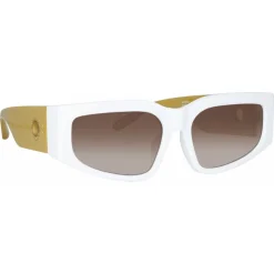 Linda Farrow - Senna Cat Eye Sunglasses in Tortoiseshell - LFL1351C2SUN - Linda Farrow Eyewear - Avvenice