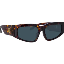 Linda Farrow - Senna Cat Eye Sunglasses in Tortoiseshell - LFL1351C2SUN - Linda Farrow Eyewear - Avvenice