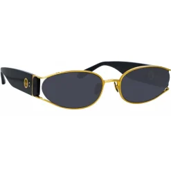 Linda Farrow - Shelby Cat Eye Sunglasses in Black - LFL1157C1SUN - Linda Farrow Eyewear - Avvenice