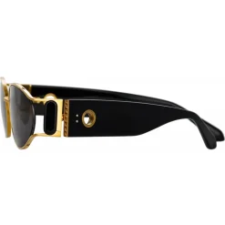 Linda Farrow - Shelby Cat Eye Sunglasses in Black - LFL1157C1SUN - Linda Farrow Eyewear - Avvenice