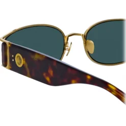 Linda Farrow - Shelby Cat Eye Sunglasses in Tortoiseshell - LFL1157C2SUN - Linda Farrow Eyewear - Avvenice