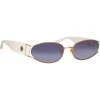 Linda Farrow - Shelby Cat Eye Sunglasses in Cream - LFL1157C3SUN - Linda Farrow Eyewear - Avvenice
