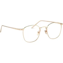 Linda Farrow - SImon Square Optical Glasses in Rose Gold - LFL479C8OPT - Linda Farrow Eyewear - Avvenice