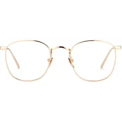 Linda Farrow - SImon Square Optical Glasses in Rose Gold - LFL479C8OPT - Linda Farrow Eyewear - Avvenice