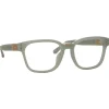 Linda Farrow - Steffen Optical D-Frame in Steel - LFL1402C6OPT - Linda Farrow Eyewear - Avvenice