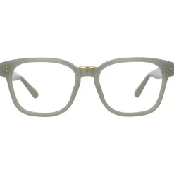 Linda Farrow - Steffen Optical D-Frame in Steel - LFL1402C6OPT - Linda Farrow Eyewear - Avvenice