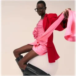 Linda Farrow - Steffen Optical D-Frame in Black - LFL1402C4OPT - Linda Farrow Eyewear - Avvenice