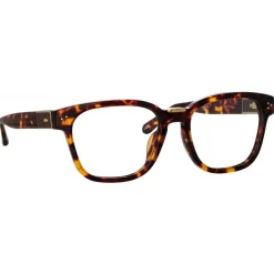 Linda Farrow - Steffen Optical D-Frame in Tortoiseshell - LFL1402C5OPT - Linda Farrow Eyewear - Avvenice