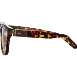 Linda Farrow - Steffen Optical D-Frame in Tortoiseshell - LFL1402C5OPT - Linda Farrow Eyewear - Avvenice