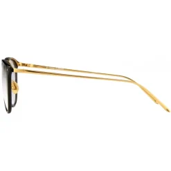 Linda Farrow - The Calthorpe Oval Optical Glasses in Black (C1) - LFLC251C1OPT - Linda Farrow Eyewear - Avvenice