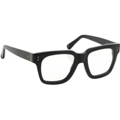 Linda Farrow - The Max D-Frame Optical Glasses in Black - LFLC71C1OPT - Linda Farrow Eyewear - Avvenice