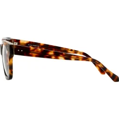 Linda Farrow - The Max D-Frame Optical Glasses in Tortoiseshell - LFLC71C2OPT - Linda Farrow Eyewear - Avvenice