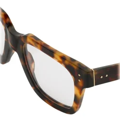 Linda Farrow - The Max D-Frame Optical Glasses in Tortoiseshell - LFLC71C2OPT - Linda Farrow Eyewear - Avvenice