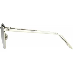 Linda Farrow - The Simon Square Sunglasses in White Gold (C2) - LFL479C2SUN - Linda Farrow Eyewear - Avvenice