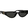 Linda Farrow - Tomie Cat Eye Sunglasses in Black - LFL1426C1SUN - Linda Farrow Eyewear - Avvenice