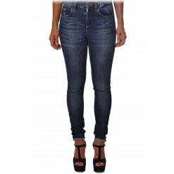 Liu Jo - Skinny Jeans with Regular Waist - Blue - Trousers - Made in Italy - Luxury Exclusive Collection - Avvenice