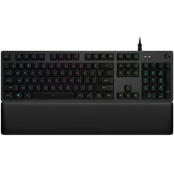 Logitech - G513 Carbon Lightspeed RGB Mechanical Gaming Keyboard with Palmrest - Carbon - Gaming Keyboard - Avvenice
