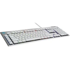Logitech - G815 Lightspeed RGB Mechanical Gaming Keyboard - White - Gaming Keyboard - Avvenice