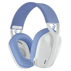 Logitech - G435 Lightspeed Wireless Gaming Headset - Off White and Lilac - Gaming Headset - Avvenice