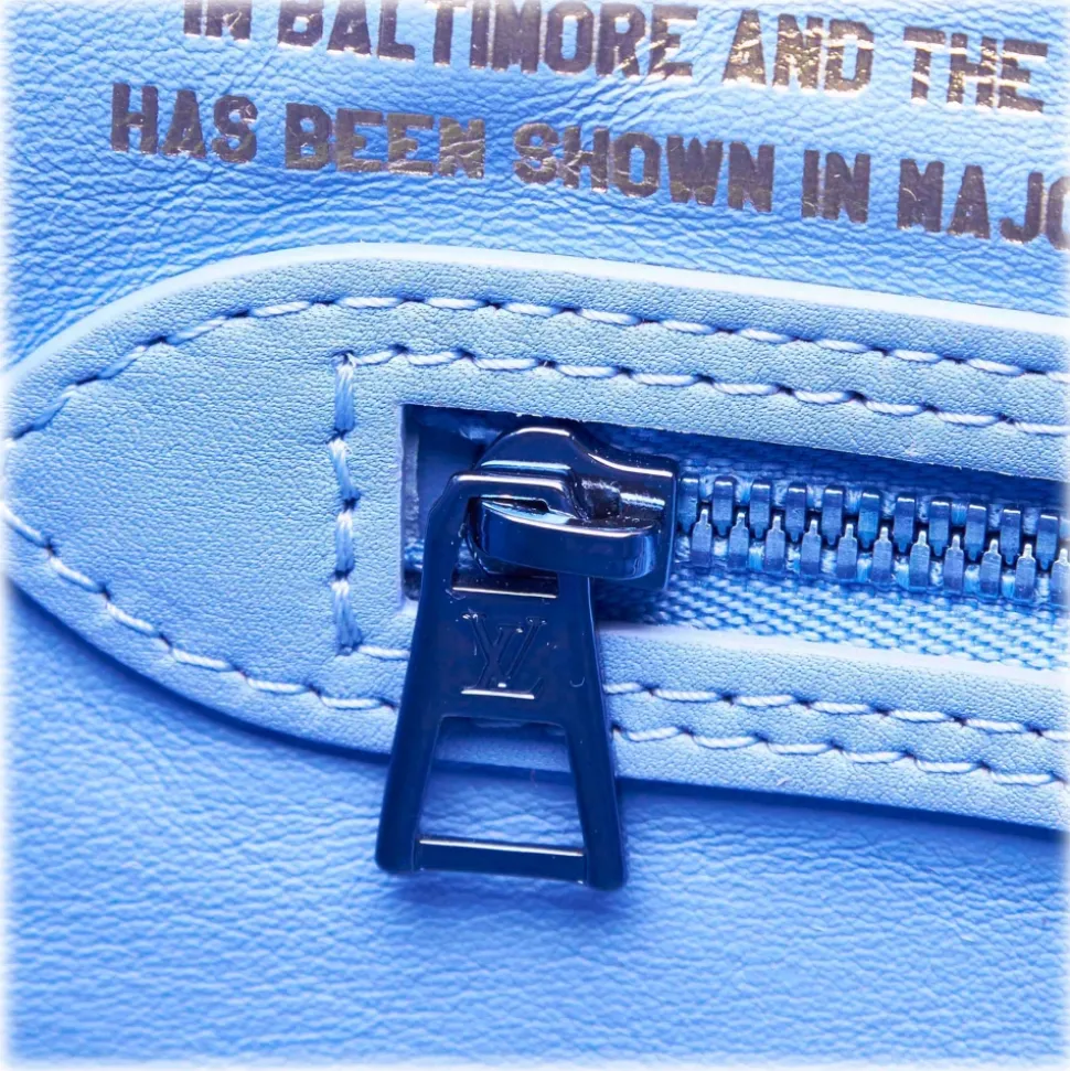 Louis Vuitton Vintage - 2017 Masters Collection Neverfull MM Monet Bag - Blue - Leather Handbag - Luxury High Quality - Avvenice