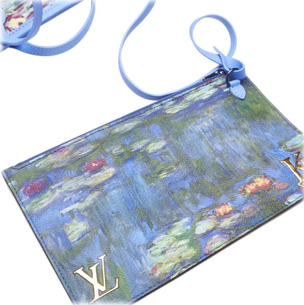 Louis Vuitton Vintage - 2017 Masters Collection Neverfull MM Monet Bag - Blue - Leather Handbag - Luxury High Quality - Avvenice