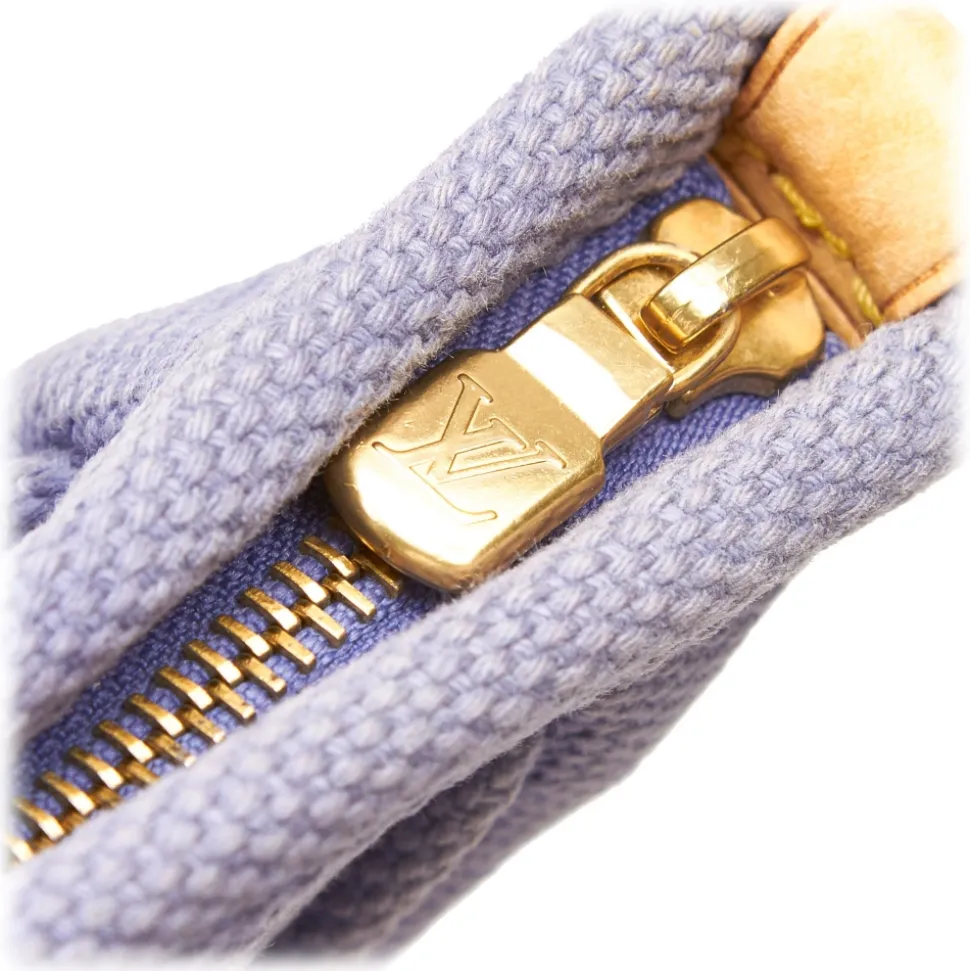 Louis Vuitton Vintage - Antigua Cabas MM Bag - Blue - Fabric and Canvas Handbag - Luxury High Quality - Avvenice